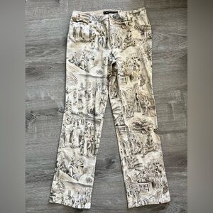 Company Ellen Tracy European tint neutral beige pants women’s size 8